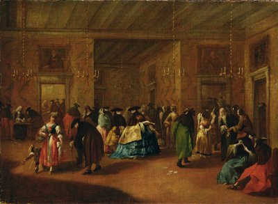 Das Foyer (Skizze) von Francesco Guardi